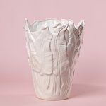 Ceramic vase "Botanical Touch" white