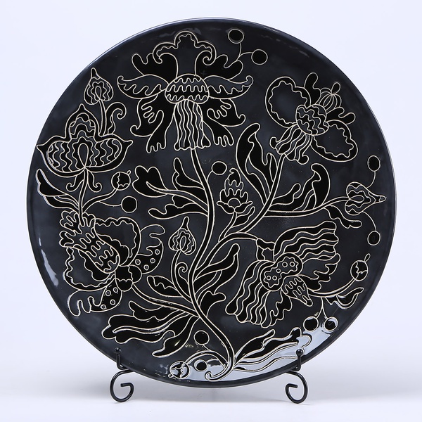 Plate HETMANS'KA black L