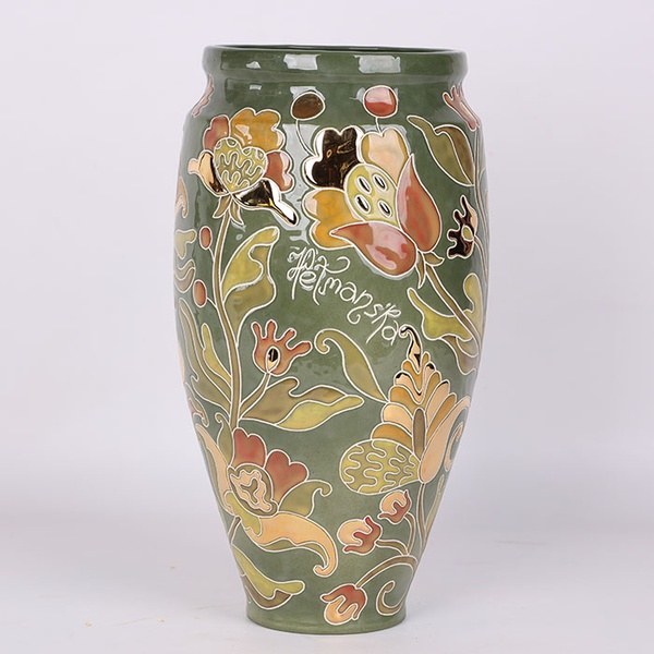 Vase "Flowerbed" "HETMANS'KA" green XL