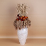 Vase "Flowerbed" "HETMANS'KA" white XL