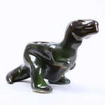 Dino planter dark green gradient