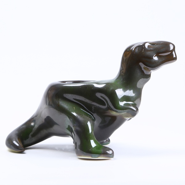 Dino planter dark green gradient
