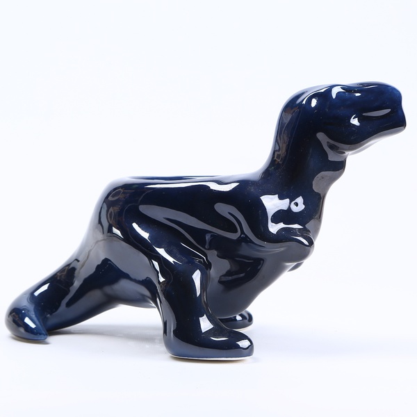 Dino blue planter