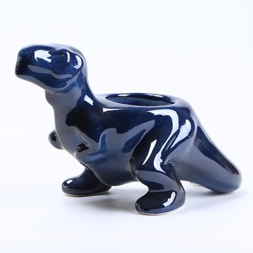 Dino blue planter