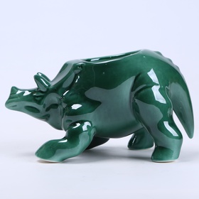 Pot Triceratops green