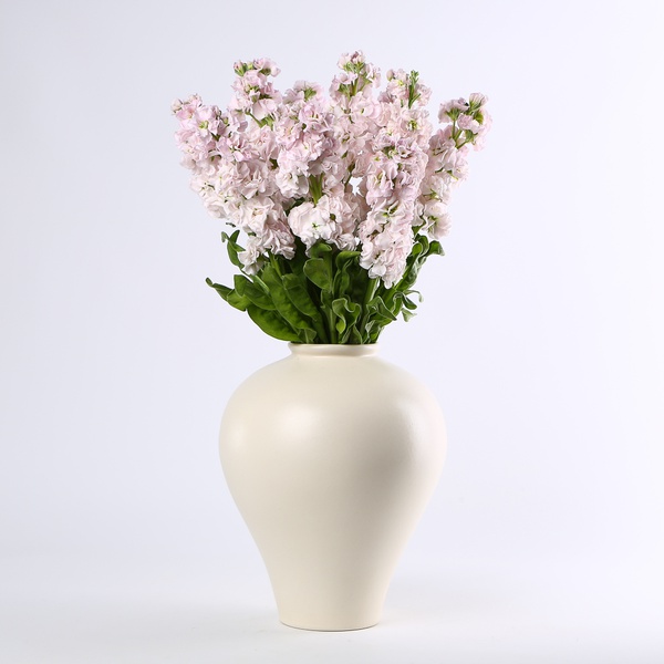 Ceramic vase "Gorshchik" medium gloss