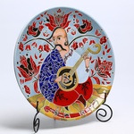 Decorative plate "Cossack Mamai"