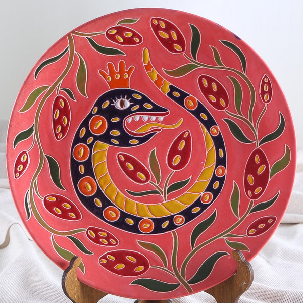 Plate "Zodiac ZviroKroot" Snake