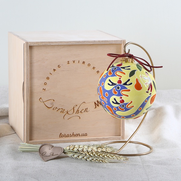 New Year's ceramic ball "Dragon" 1
