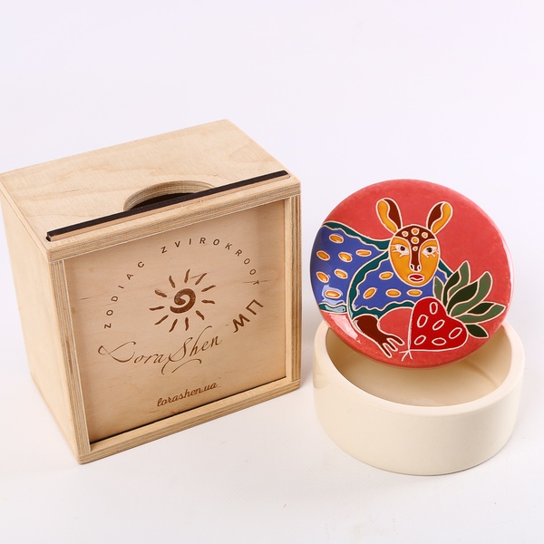 Ceramic box "Zodiac ZviroKroot" Mouse