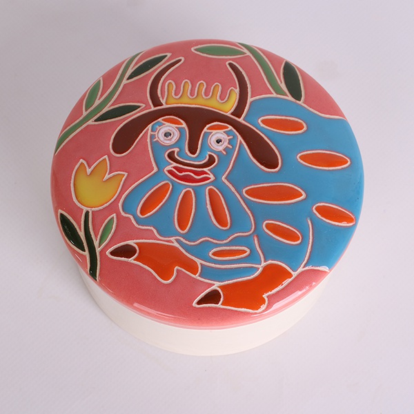Ceramic box "Zodiac ZviroKroot" Taurus