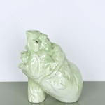 Vase "Heart" chrysoprase