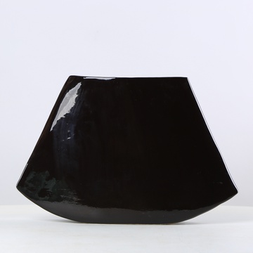 Ceramic vase "Japanese style" black