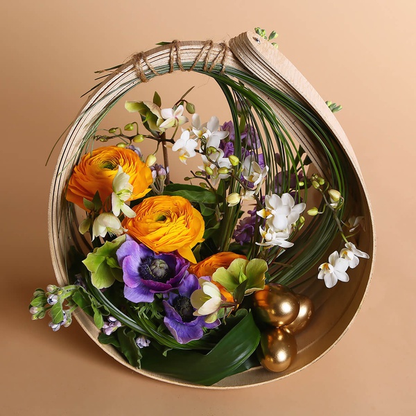Easter composition in the author's basket