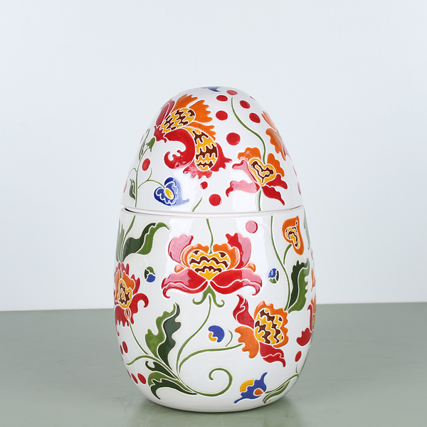Ceramic egg white - box "Hetmans'ka"