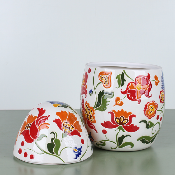 Ceramic egg white - box "Hetmans'ka"