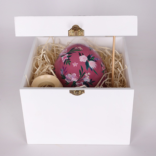 Painted egg "Flower Symphony"