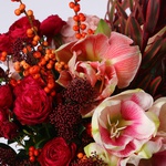 The “Burgundy Couture” bouquet