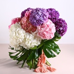Bouquet of 15 hydrangeas mix