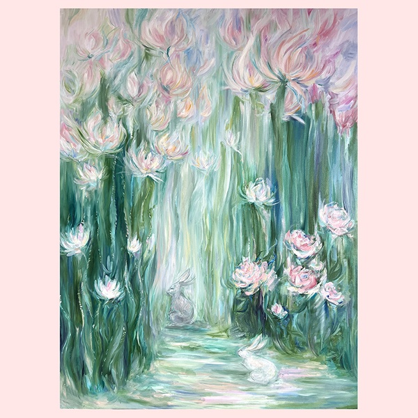 Painting "Follow me"
