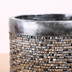 Planter Nieuwkoop Luxe Lite Universe Leyer Bronze, L