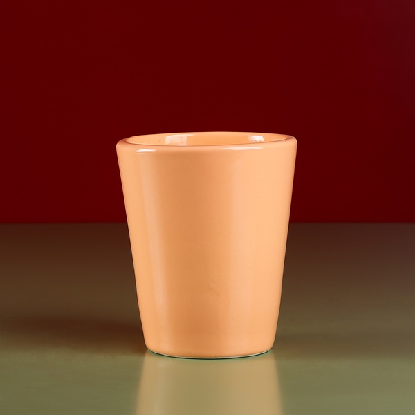 Orchid pot peach