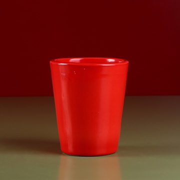 Orchid pot red
