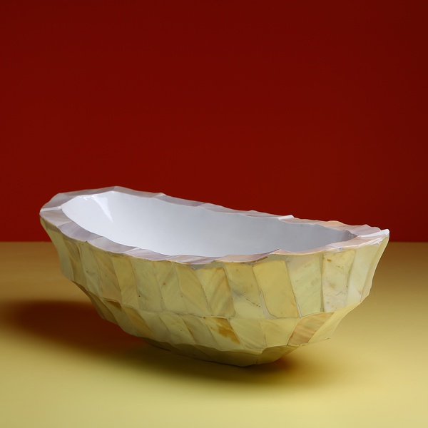Кашпо ручной работы "Ocean Shell boat"