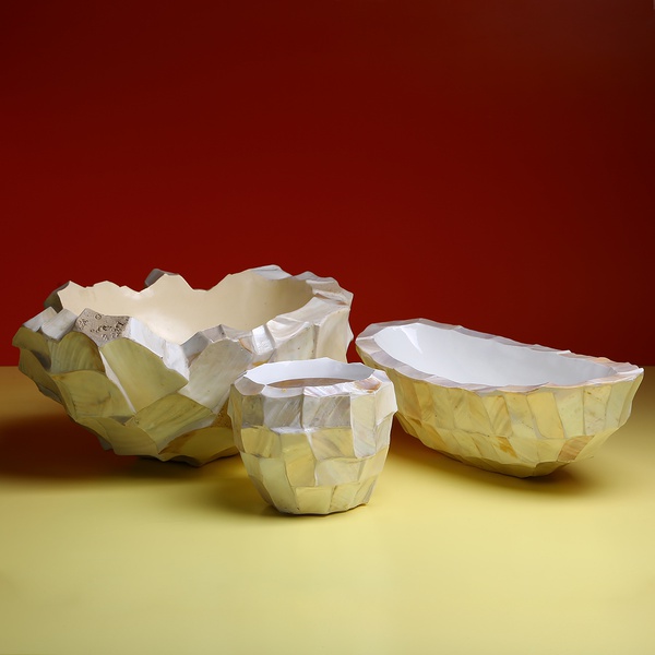 Кашпо ручной работы "Ocean Shell boat"