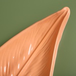 Ceramic leaf peach, M
