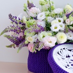 Flower composition "Marrakesh" with eustoma