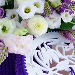 Flower composition "Marrakesh" with eustoma