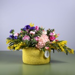 Floral composition "Marrakech" with oxypetalum