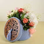 Floral composition "Marrakech" with garden roses