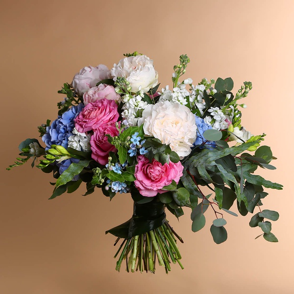 Bouquet pink-blue