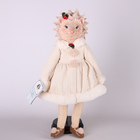 The girl is a hedgehog