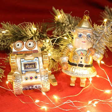 Glass space robots