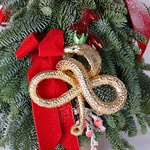 Pendant "Golden Snake"