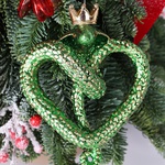 Christmas tree decoration "Heart of the year"