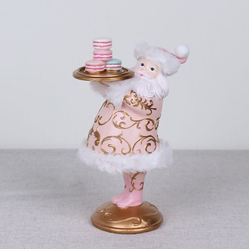 The Candy Macaron Santa