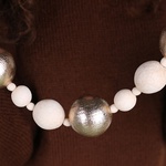 Garland white and gold 150cm