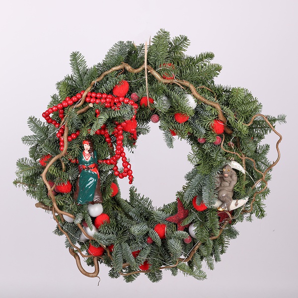 Christmas wreath "Night before Christmas"