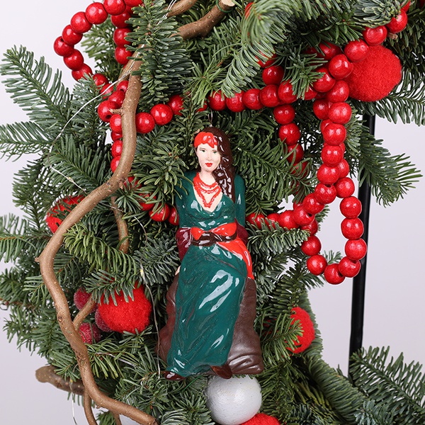 Christmas wreath "Night before Christmas"