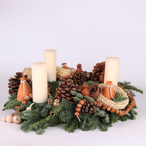 Christmas wreath "Natural Harmony"
