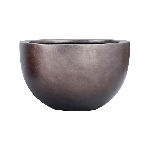 Кашпо Nieuwkoop Baq Metallic Bowl кофе матовое, M