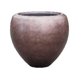 Кашпо Nieuwkoop Baq Metallic Couple кофе матовое, L