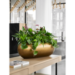 Planter Nieuwkoop Baq Metallic Boat matt honey, L