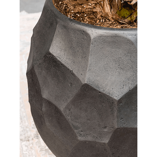 Planter Nathan James Balloon Pueter Champagne anthracite, L