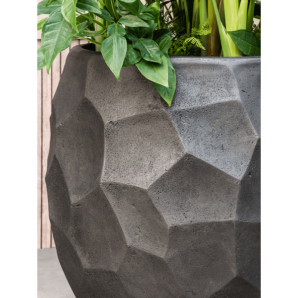 Planter Nathan James Balloon Pueter Champagne anthracite, L