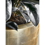 Кашпо Nieuwkoop Baq Metallic Partner золото глянец, XL